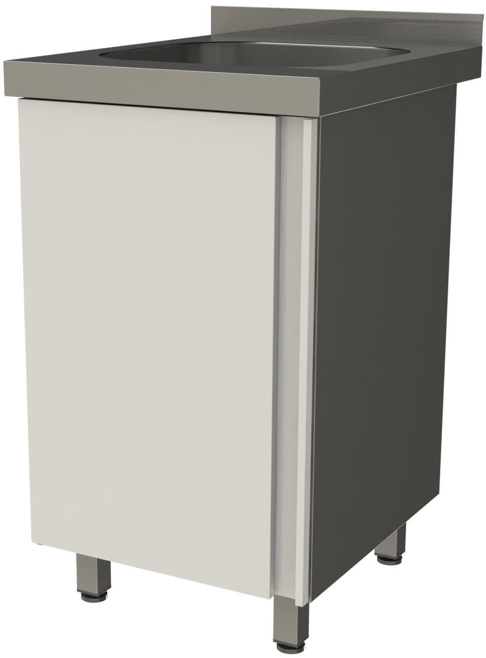 Ванна моечная цельнотянутая одинарная закрытая Restoinox ВМЦЗ-1/5/7-Б