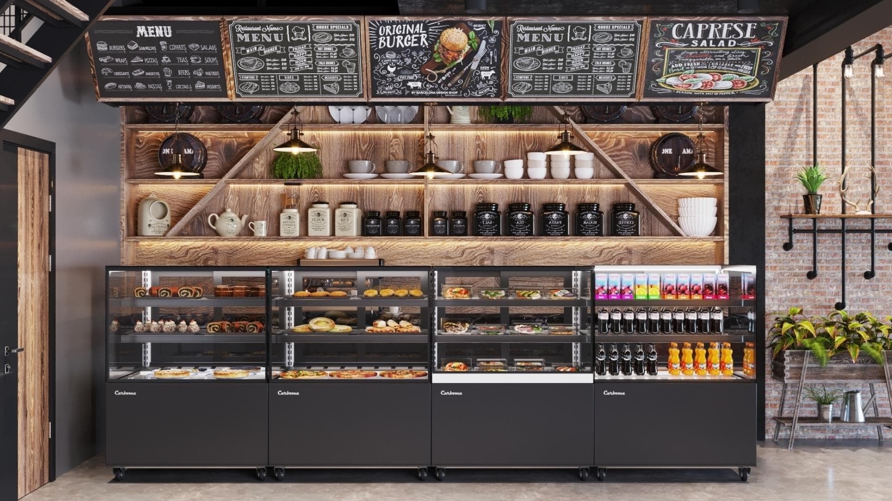 Витрина кондитерская Carboma KC78-110 VV 0,9-1 9005