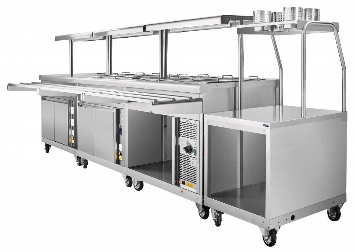 Прилавок для холодных закусок Abat ПВВ(Н)-70ПМ-НШ передвижной (21000000455)