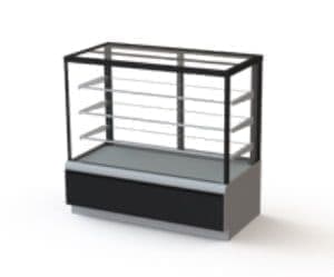 Витрина кондитерская Kayman K-ВК-1300 Люкс Квадро Серебро