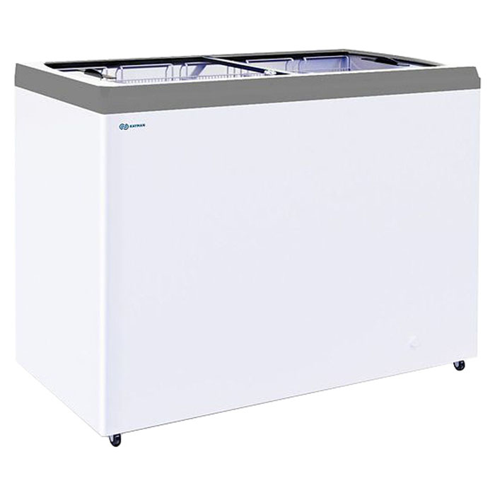 Ларь морозильный с прямым стеклом Kayman KF300GF 4