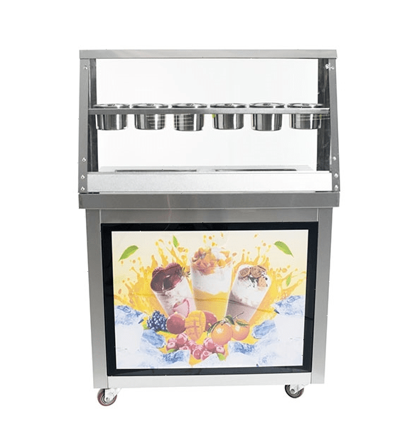 Фризер для жареного мороженого Foodatlas KCB-2F (контейнеры , световой короб, 2 компрессора)