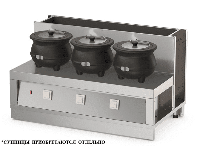 Прилавок-мармит для первых блюд Atesy Регата М1.3С-1370-02