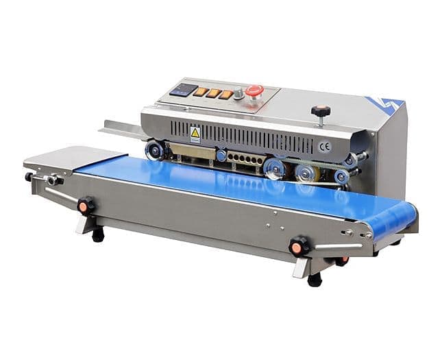 Конвейерный запайщик пакетов Hualian Machinery FR-770 I (высота 4 см)