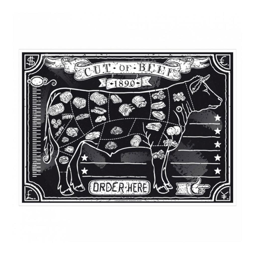 Подкладка сервировочная (плейсмет) "Стейк Хаус", 31х43 см, 500 шт/уп, бумага Garcia De Pou | 195.08