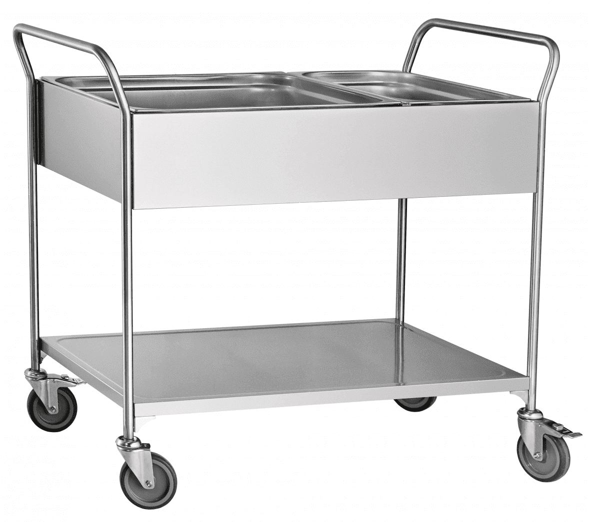Тележка сервировочная Abat ТС-100, нерж. (21000801114)