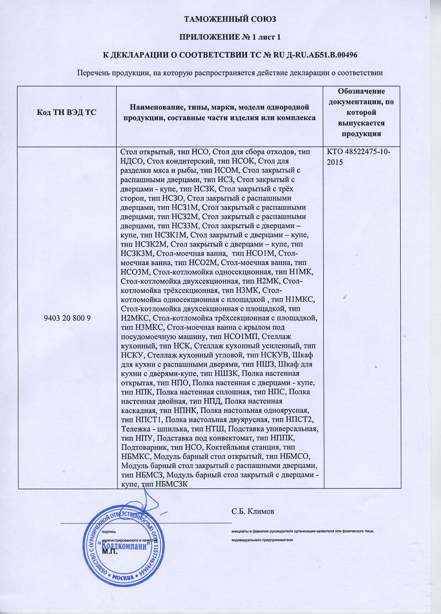 Ванна моечная Hicold НСО2М-13/6БР ЭН