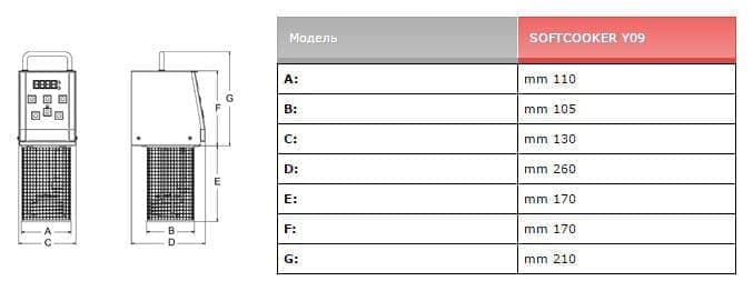 Ротационный кипятильник Sous Vide Sirman Softcooker Y09