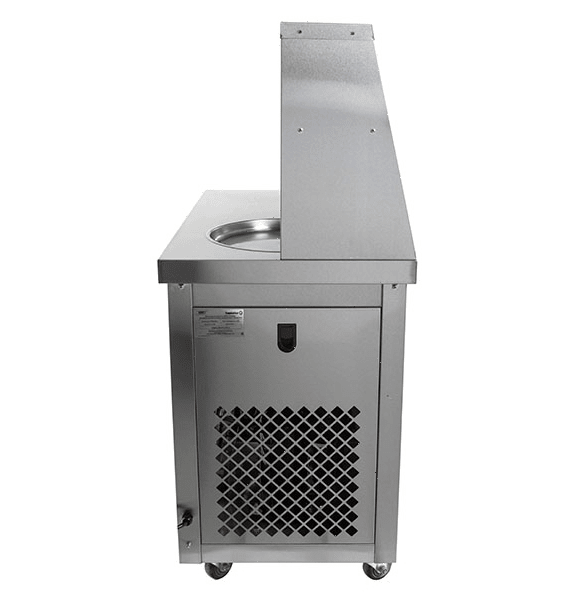 Фризер для жареного мороженого Foodatlas KCB-1Y (контейнеры, стол для топпингов, контроль темп.)