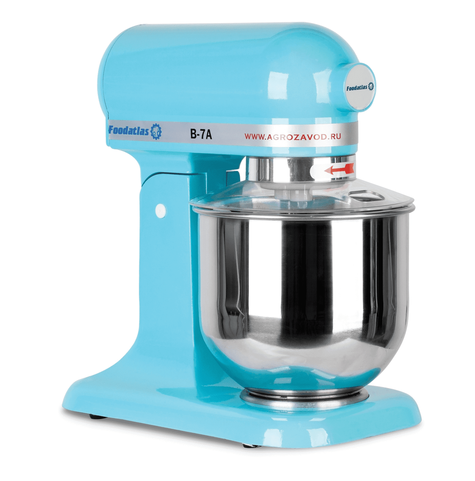 Миксер планетарный Foodatlas B-7A Eco бирюзовый
