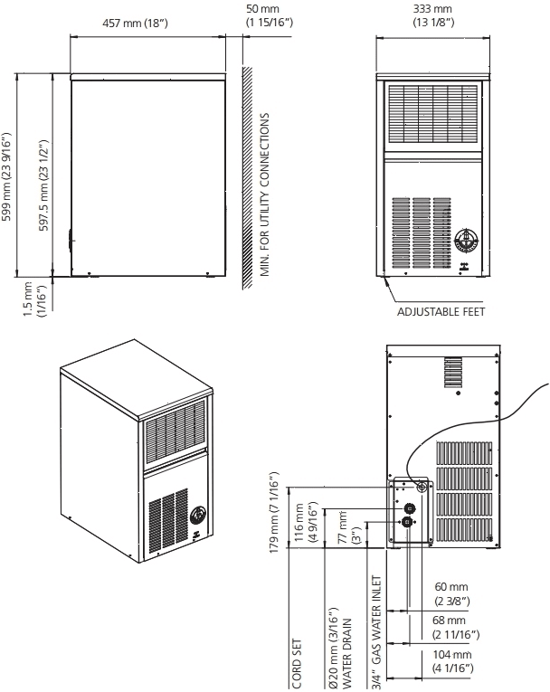 Льдогенератор Scotsman (Bar Line) B 2006 WS