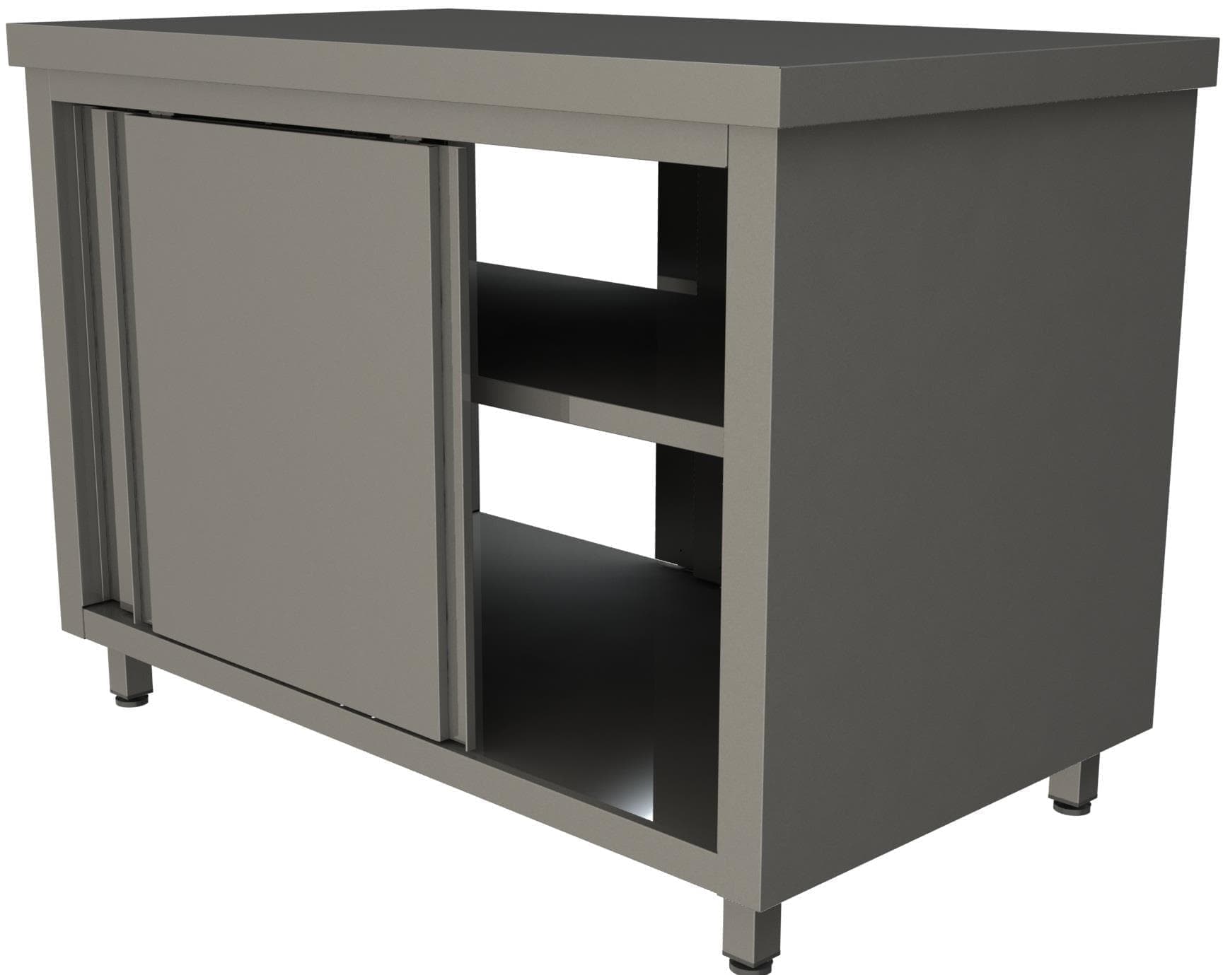 Стол производственный сквозной купе Restoinox СПСЗК-14/6