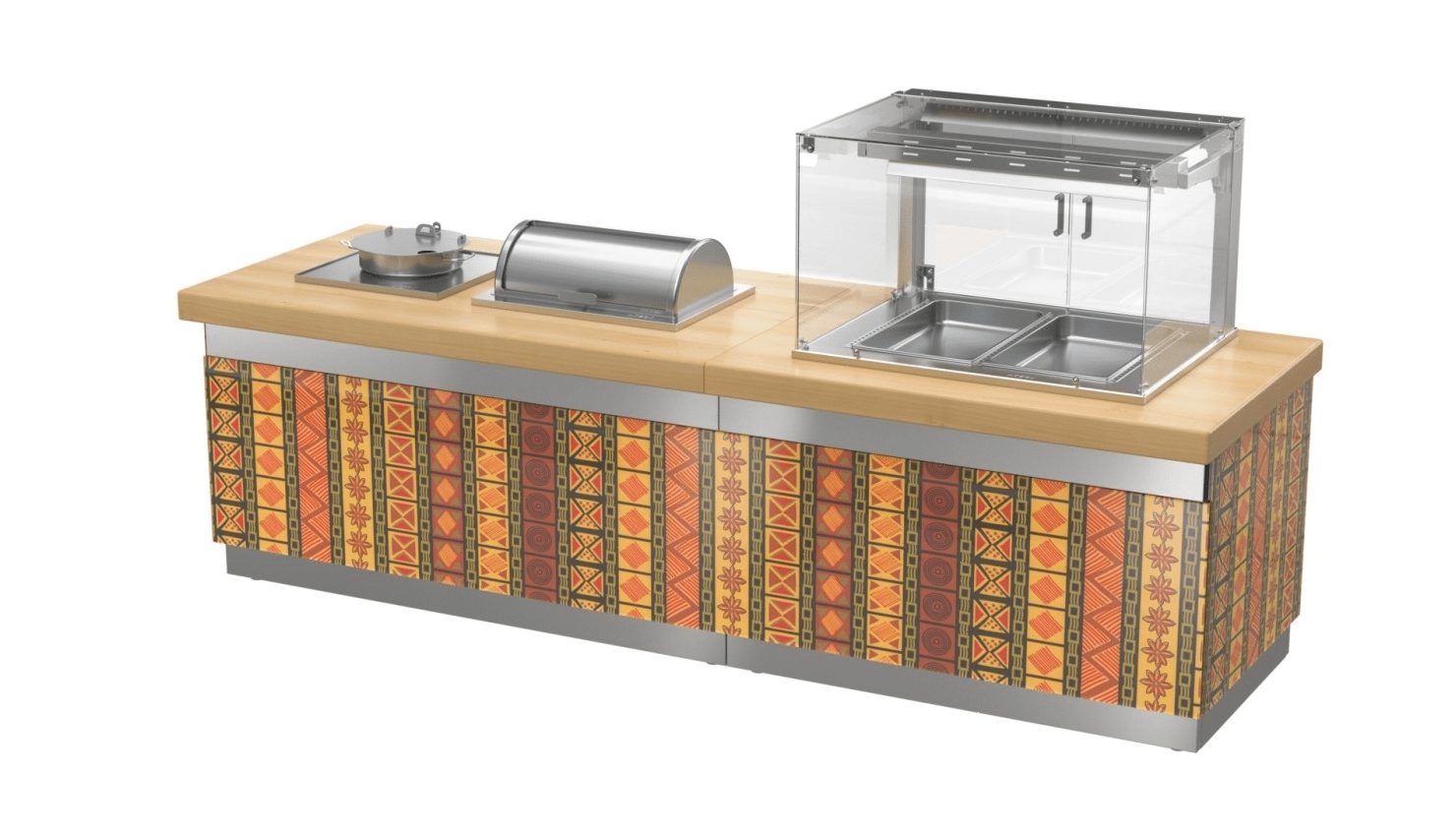 Чафинг-диш для вторых блюд Atesy Регата ЧД2-1.1-150-02