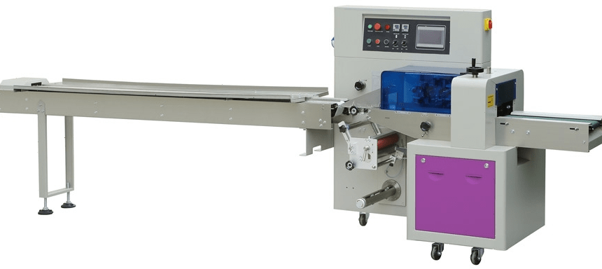 Автомат фасовочно-упаковочный Магикон 250AGXS с сервоприводом, размотка пленки на транспортер