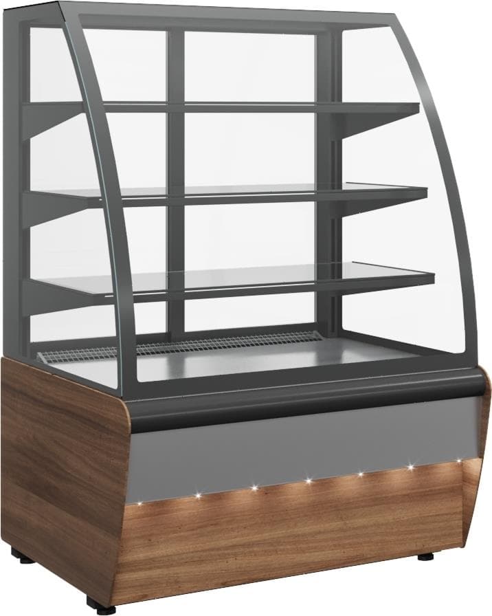 Витрина кондитерская Carboma K70 VV 1,3-1 (ВХСв-1,3д Люкс) 0102-0109