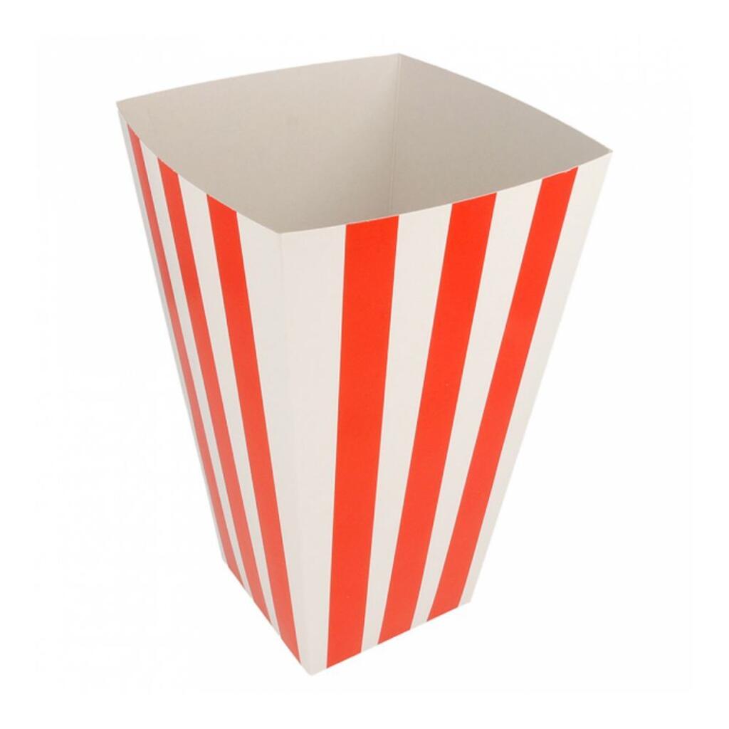 Контейнер для поп-корна/снеков "Полоски" 3 литра, 14х9х23 см, 100 шт/уп Garcia De Pou | 229.47