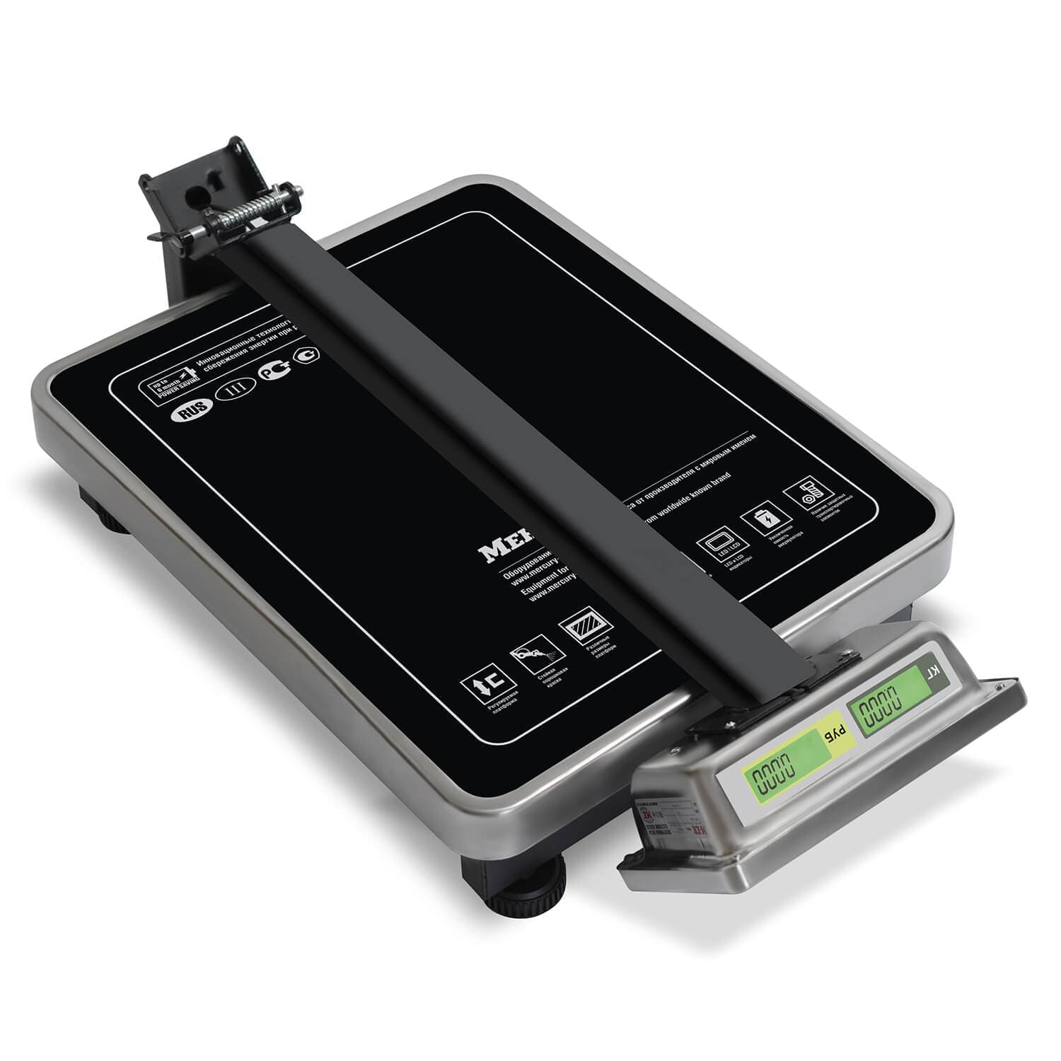 Весы торговые напольные M-ER 335 ACLP-300.50 "TURTLE" расчет стоимости LCD
