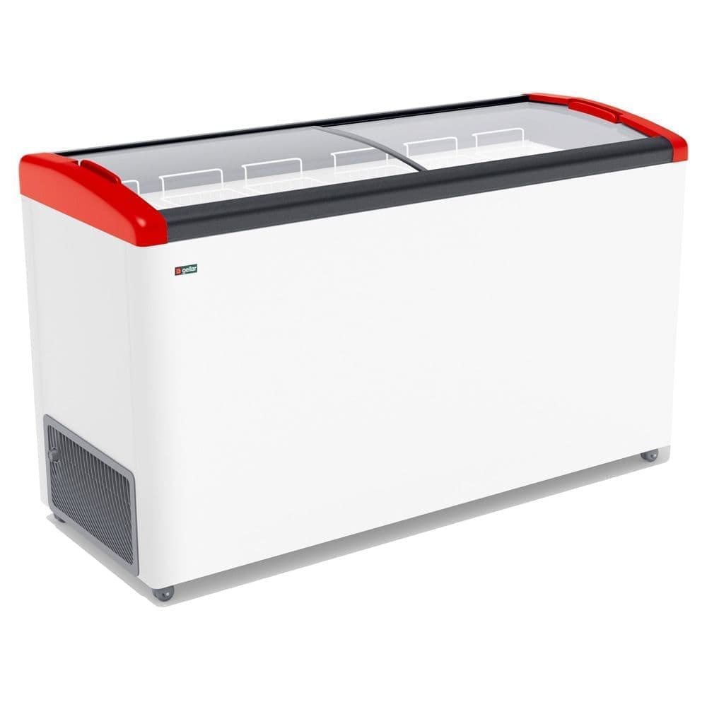 Ларь морозильный Gellar FG 575 E (FG 550 E) красный