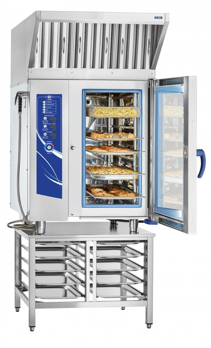 Пароконвектомат Abat ПКА 10-1/1ПМ2 лицо нерж. (11000035572)