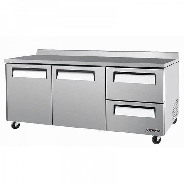 Стол холодильный Turbo Air CMWR-72-2D-2 с ящиками и бортом