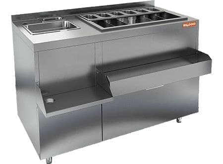 Коктейльная барная станция закрытая Hicold НБМКС-12/7БПК