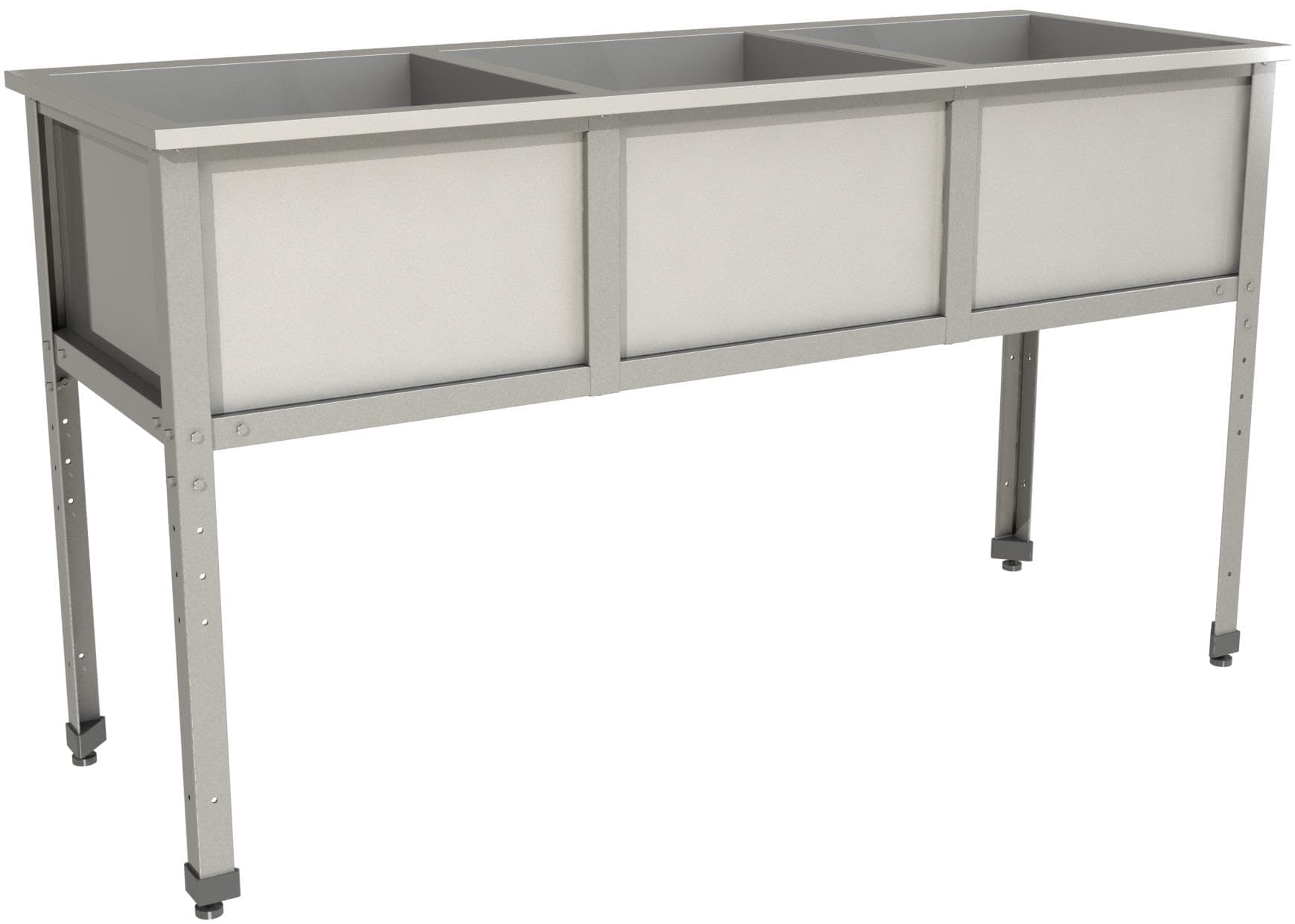 Ванна моечная треххсекционная Restoinox ВМС-3/4-ЭН