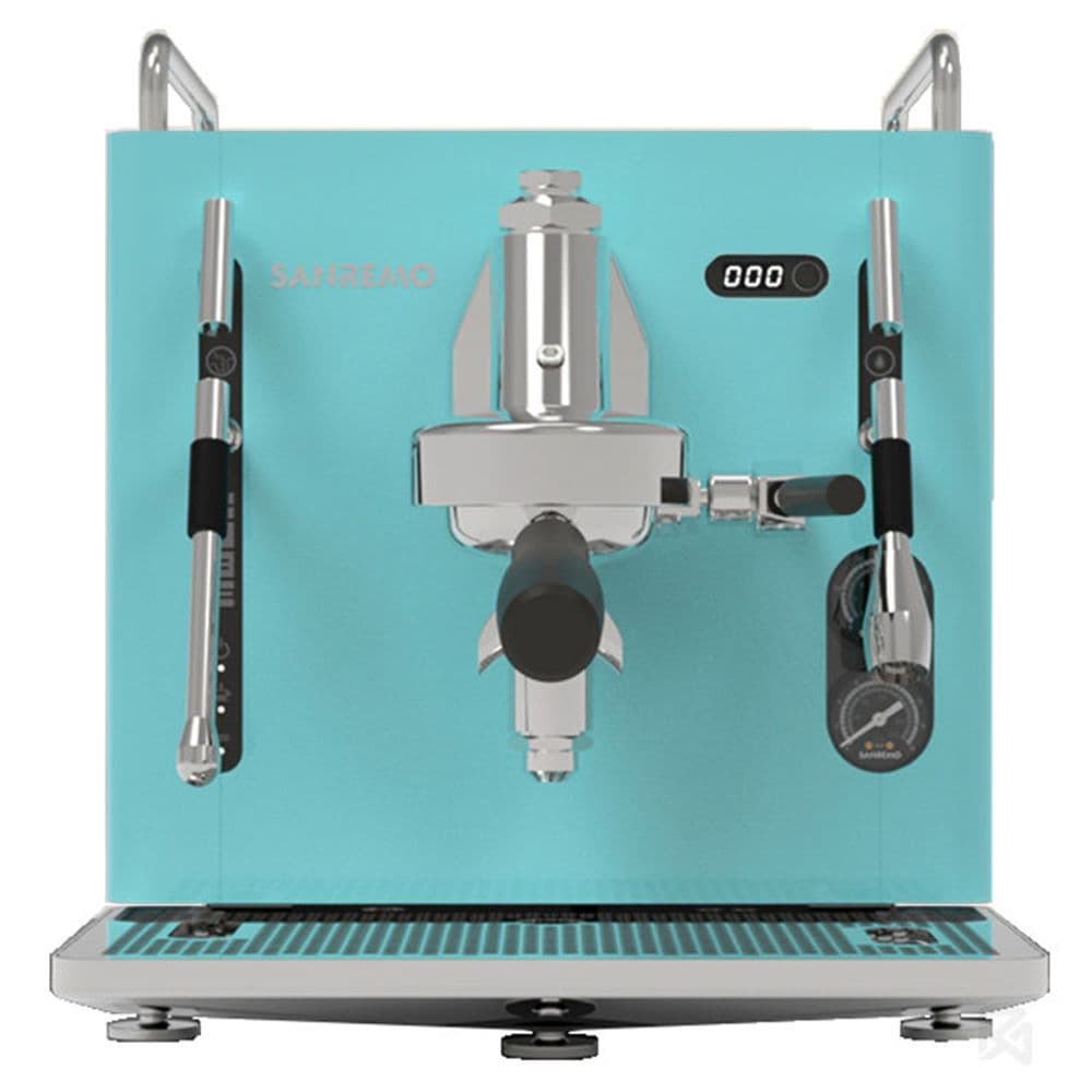 Кофемашина рожковая Sanremo Cube R Absolute 1Gr, голубая