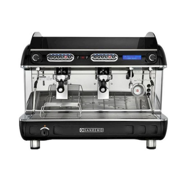 Кофемашина Sanremo Verona SED+AM 2Gr + экономайзер, автомат, высокие группы, черная