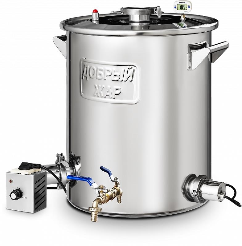 Самогонный аппарат Добрый Жар Дачный, 40 литров ТЭН