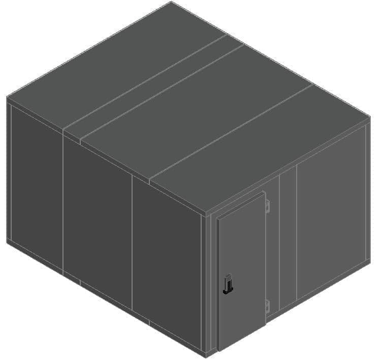 Камера холодильная Polair КХН-18,18 (2860х3460х2200) 80мм