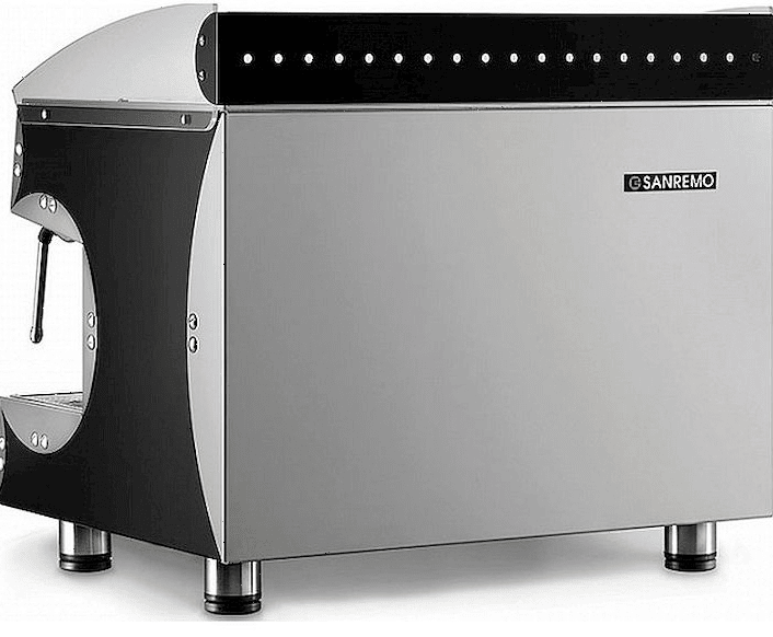 Кофемашина рожковая Sanremo Capri SED DLX 2Gr, черная