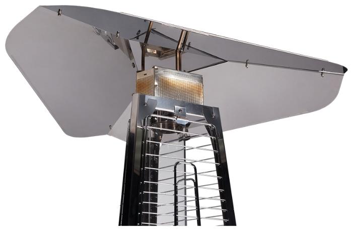 Газовый уличный обогреватель мощностью 13-14 кВт Ballu BOGH-15