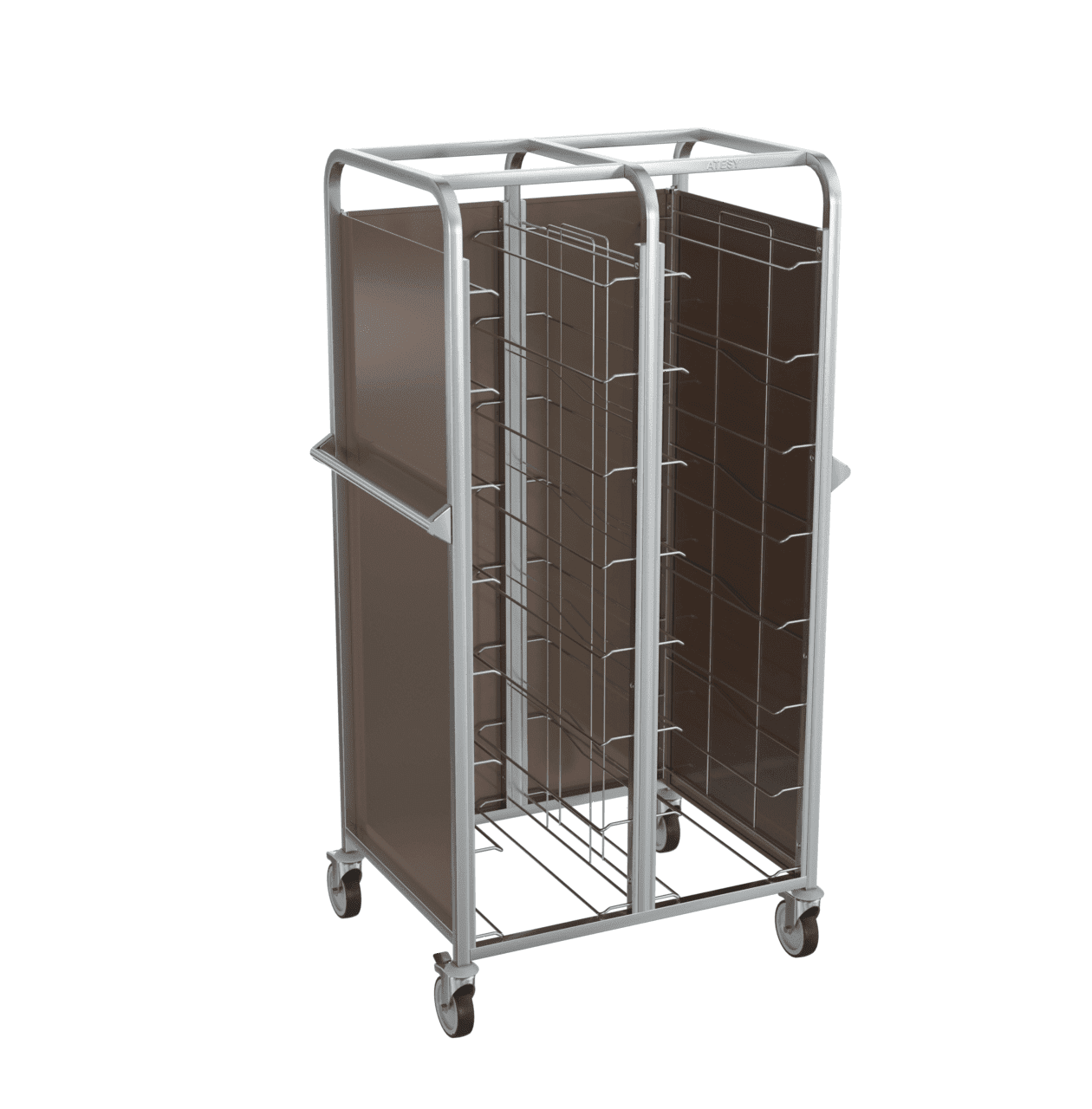 Тележка-шпилька Atesy КШП-Л-2.8-330.600-02-ОК сварная