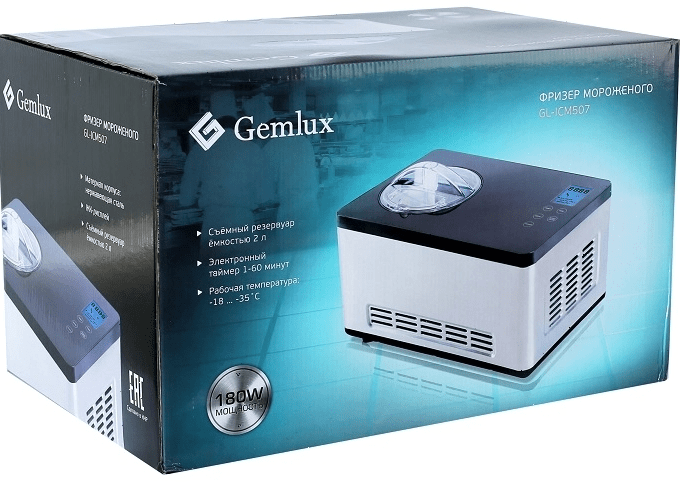 Фризер для мороженого Gemlux GL-ICM507