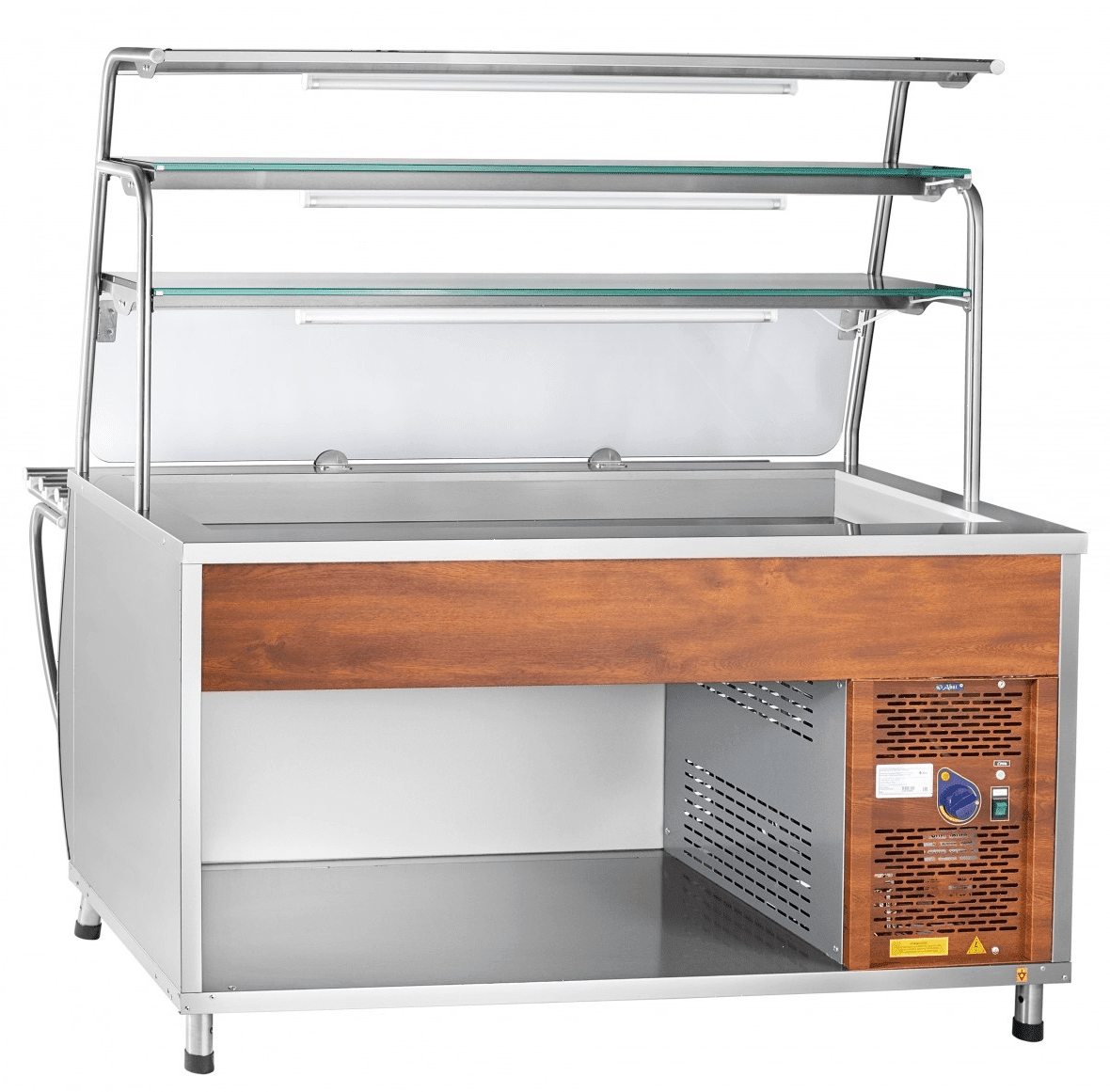 Прилавок для холодных закусок Abat ПВВ(Н)-70Т-01-НШ кашир. (21000007759)