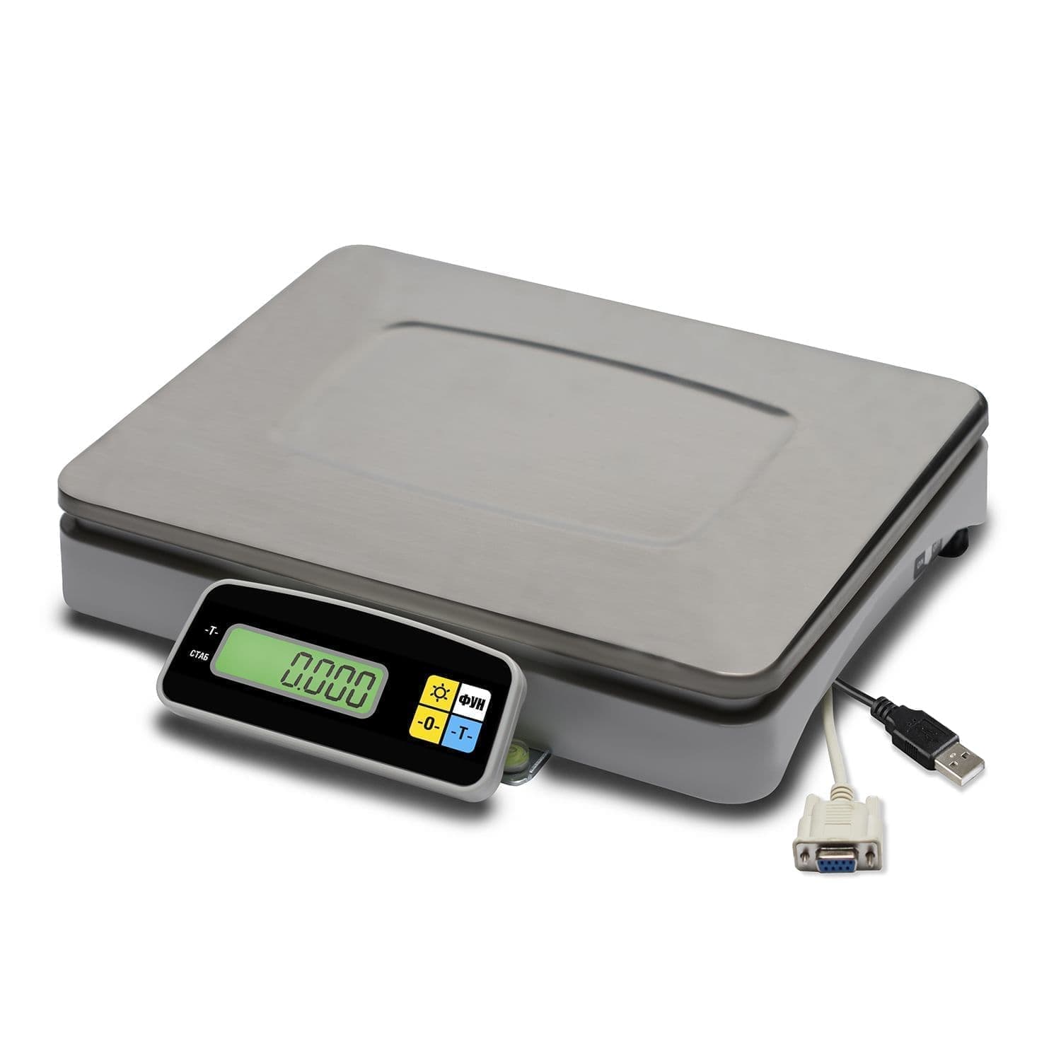 Весы фасовочные настольные Mertech M-ER 222 F-15.2 "Connect" LCD USB и RS-232