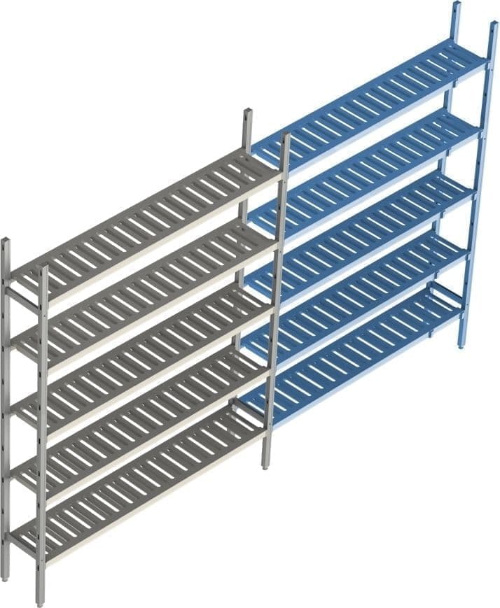 Стеллаж модульный Polair Load.Me Poly 16AL.5PP40.17Е, доп. линейный