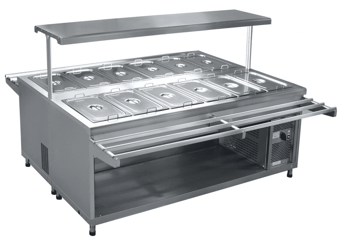 Салат-бар охлаждаемый Abat ПВВ(Н)-140СМ-02 (21000801001)