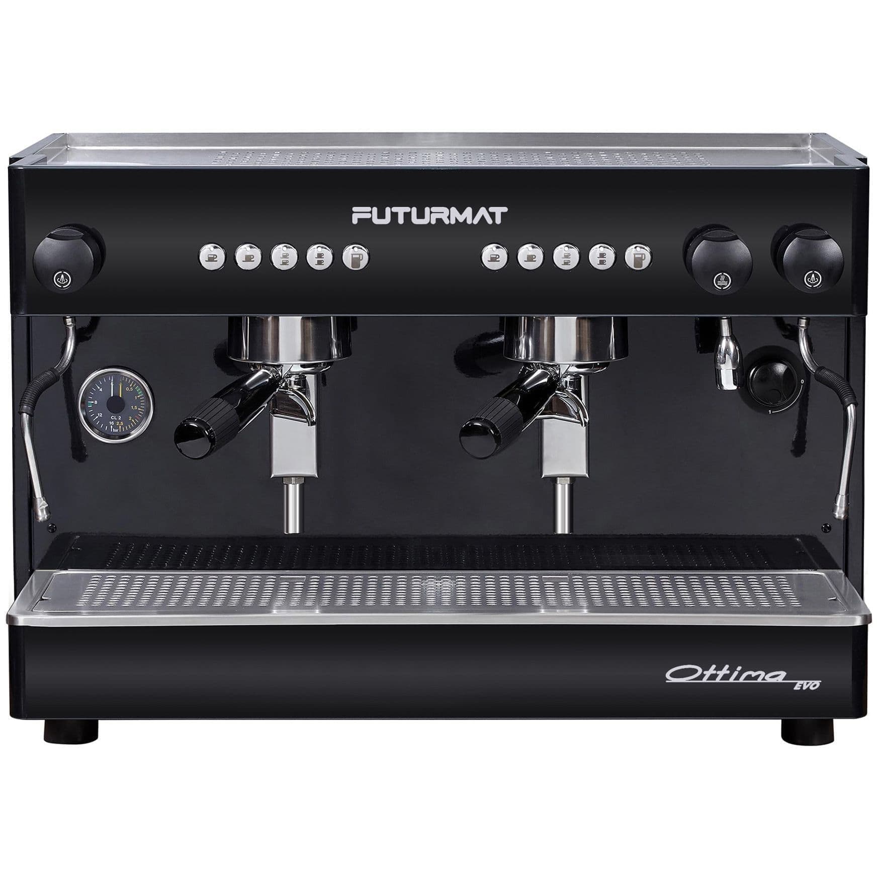 Кофемашина рожковая Quality Espresso Futurmat Ottima Evo (TALL ELEC) черная MTF092NT
