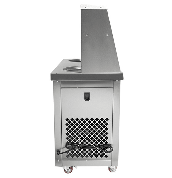 Фризер для жареного мороженого Foodatlas KCB-2Y (контейнеры, стол для топпингов)