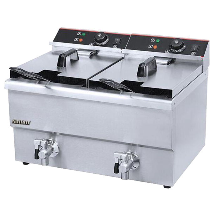 Фритюрница Airhot EF16+16 с краном