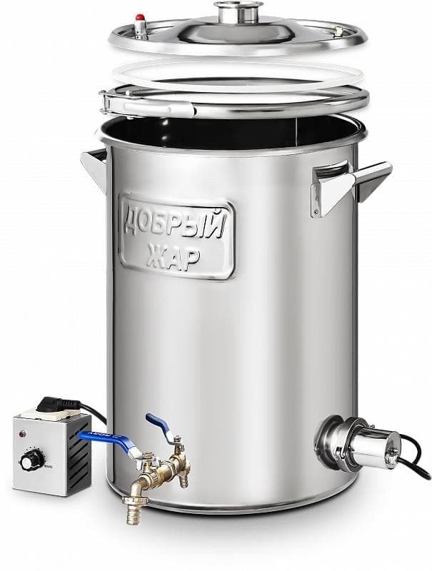 Самогонный аппарат Добрый Жар Дачный, 30 литров ТЭН