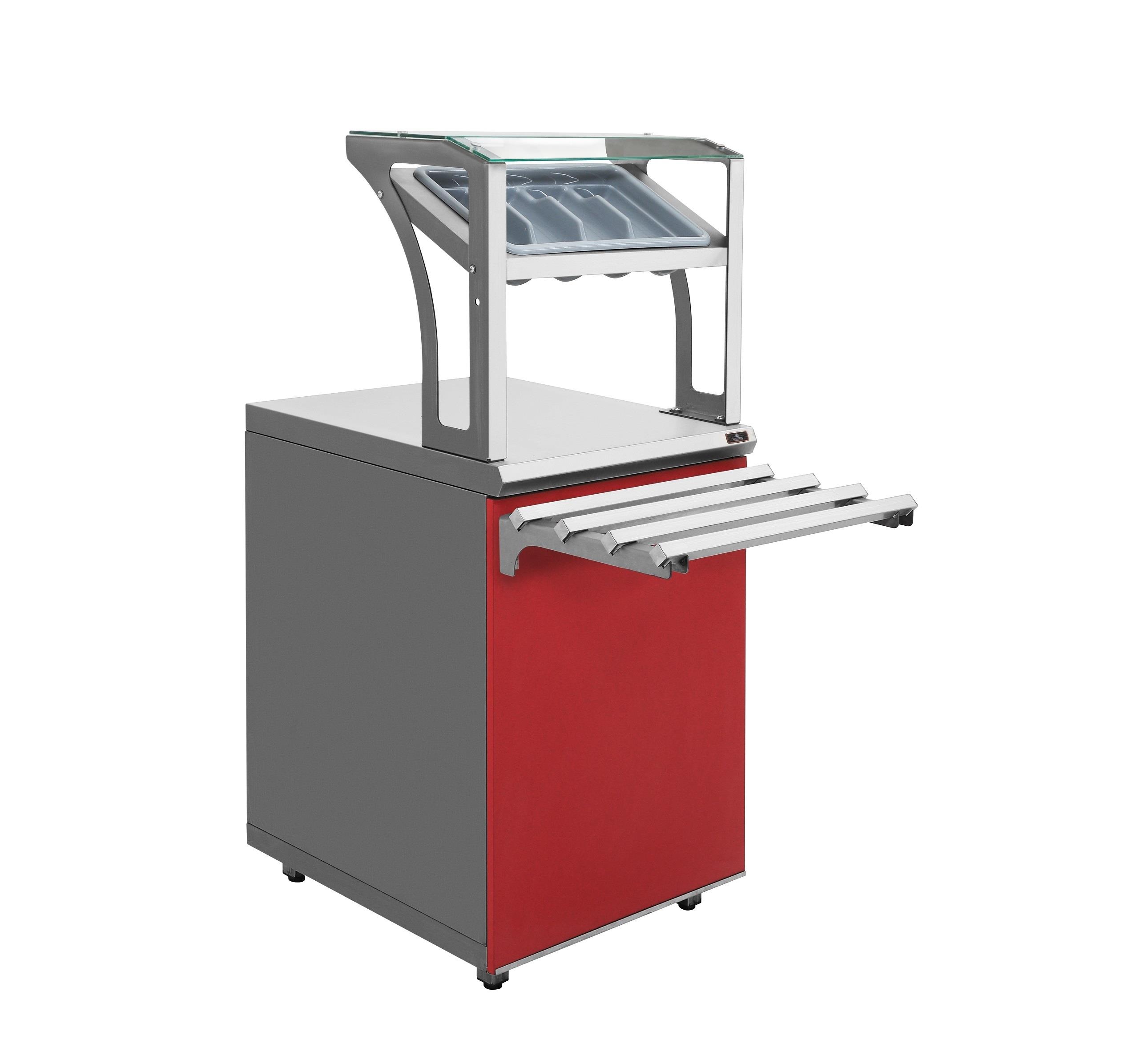 Прилавок для приборов и подносов Luxstahl ПП-600