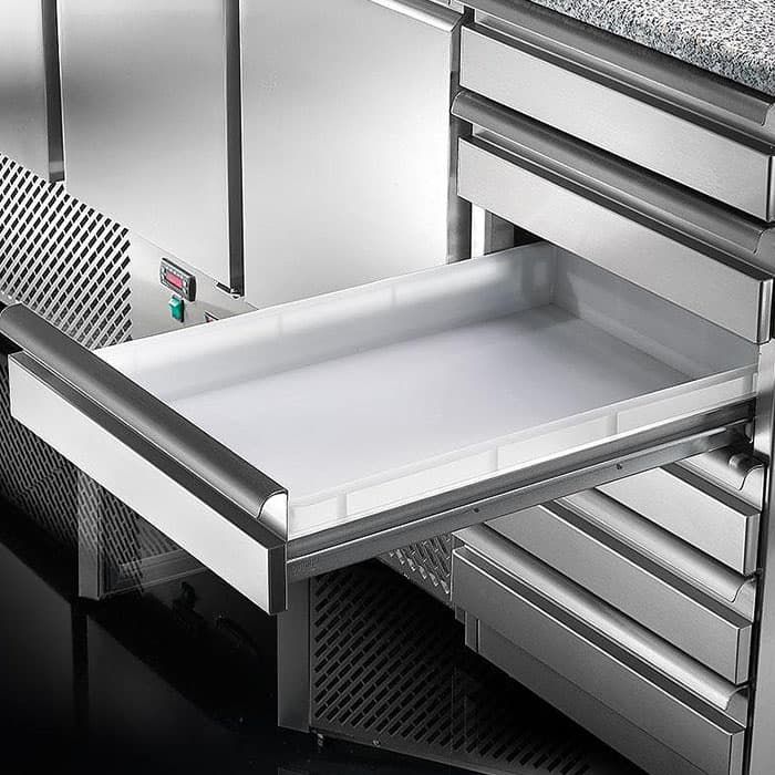 Стол холодильный (для пиццы) Tecnodom SLV03C6