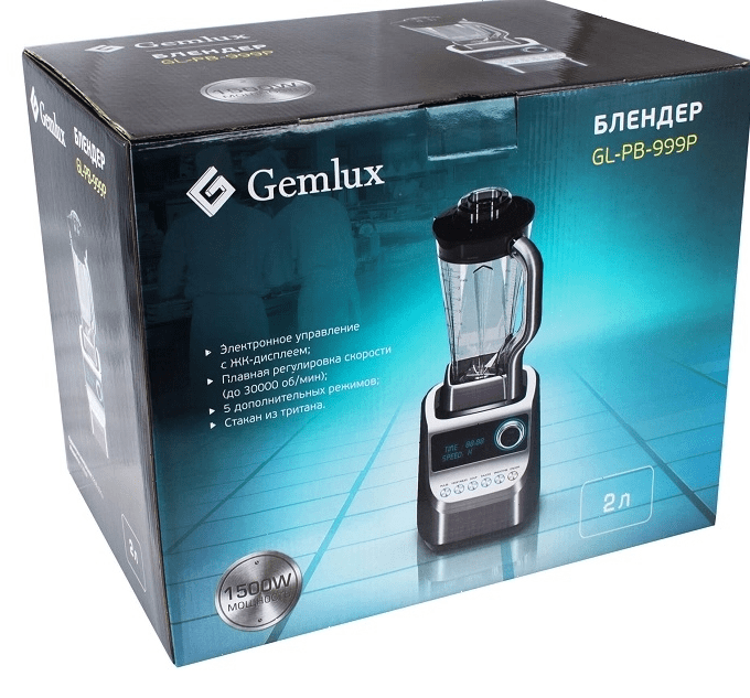 Блендер барный Gemlux GL-PB-999P