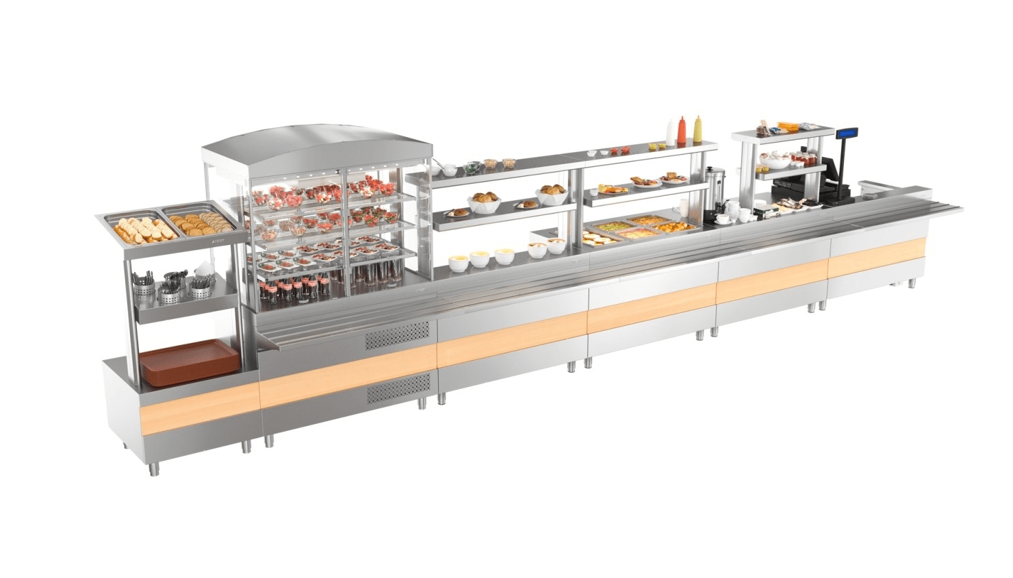 Прилавок для столовых приборов Atesy Ривьера СП-700-02