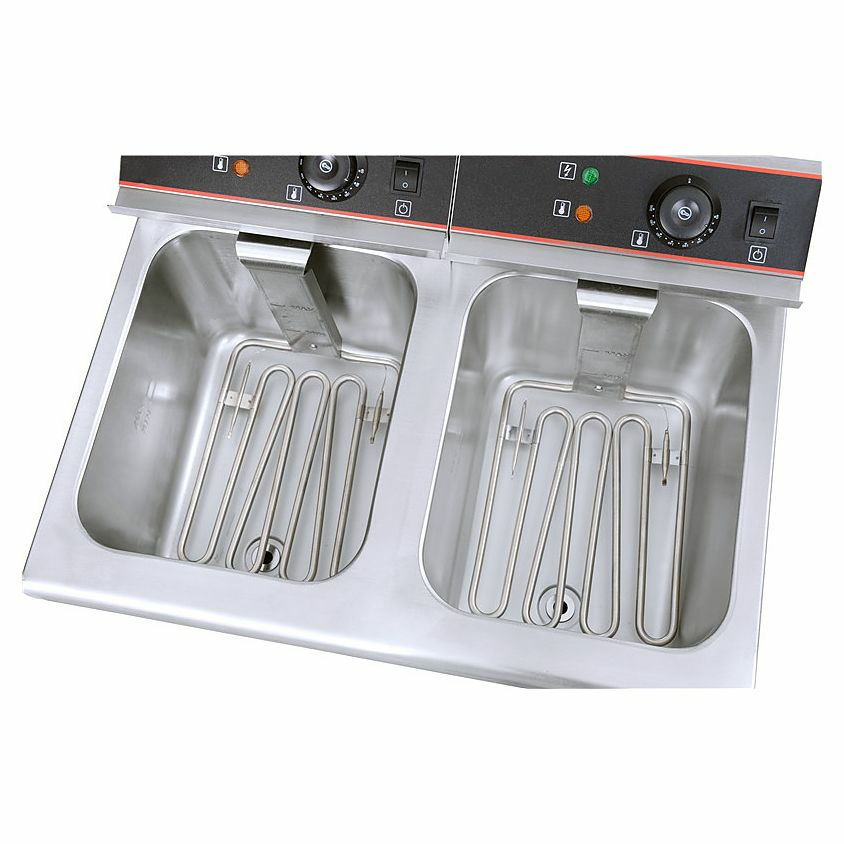 Фритюрница двойная профессиональная Роssо HEF 2х12 литров