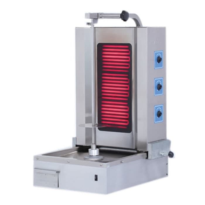 Гриль для шаурмы Atalay ADE-3 A, 3 уровня с нижним мотором электрический