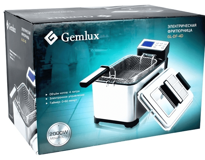 Фритюрница Gemlux GL-DF-4D