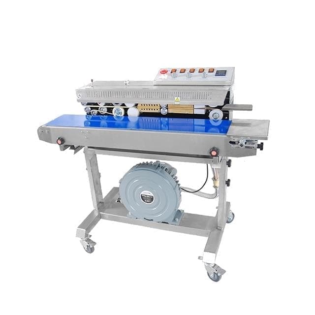 Роликовый конвейерный запайщик Hualian Machinery FRMQ-1010III SS нерж